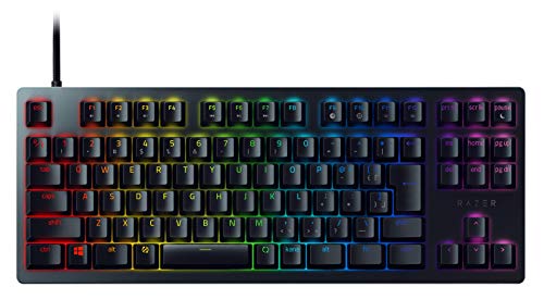 Razer ゲーミングキーボード Huntsman Tournament Edition JP Linear Optical Switch 日本語 JP配列 超高速1.0mm作動 リニア触感 テンキーレス Chroma RGB 【日本正規代理店保証品】 RZ03-03080500-R3J1