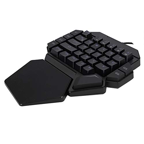 TIKATARER メカニカルキーボード 片手キーボード RGB ブラックライト メカニカルキーボード ゲーミングキーボード マクロ定義機能付き ゲーミングアクセサリー PCデスクトップ、コンピューター用 TIKATARERwatbzocxr5