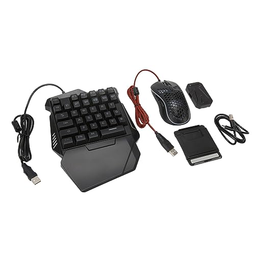 TIKATARER 片手ゲーミングキーボード Teclado Y USB 有線 LED バックライト付きキーボード コンバーター ハーフハンド ゲーミングキーボード コンボ ゲーミングキーボード ミニ用 TIKATARER5zucgs9gt6