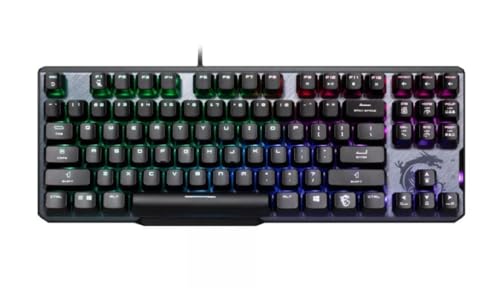 MSI VIGOR GK50 ELITE TKL KALIH RED 赤軸リニアメカニカルスイッチ搭載 テンキーレス コンパクトサイズ ゲーミングキーボード 日本語配列 VIGOR GK50 ELITE TKL LR JP KB0770