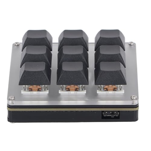 ZIZEV 片手メカニカルゲーミングキーボード 9つの調節可能なABSキー 多機能 USB ミニゲーミングキーボード 音楽用オートスリープ ZIZEVi6hospk2g7