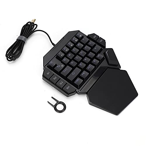 Joyzan 片手キーボード RGBメカニカルゲーミングキーボード ポータブルミニゲームキーパッド 35キー 有線USB伝送モード ドライバーフリー PCゲーマー用 Joyzanxr9uk0myg3