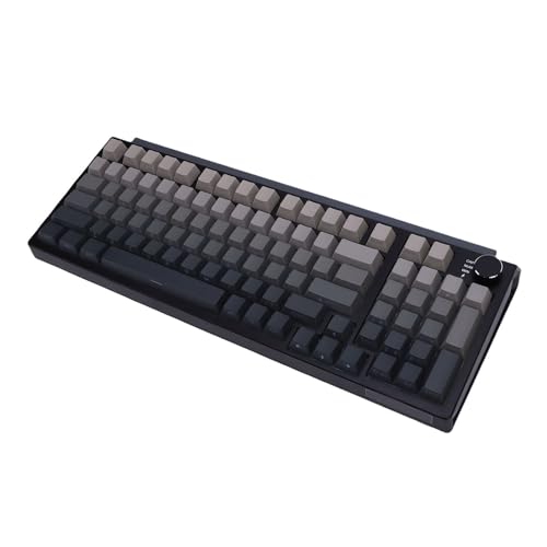Cuifati ワイヤレスメカニカルキーボード — 98キー、ホットスワップ対応、RGBバックライト搭載ゲーミングボード（3モ接続：Bluetooth 5.0 / / USB-C対応）— PC・コンピュータ用 (ブラックグレー) Cuhrj1tbwy3u-13