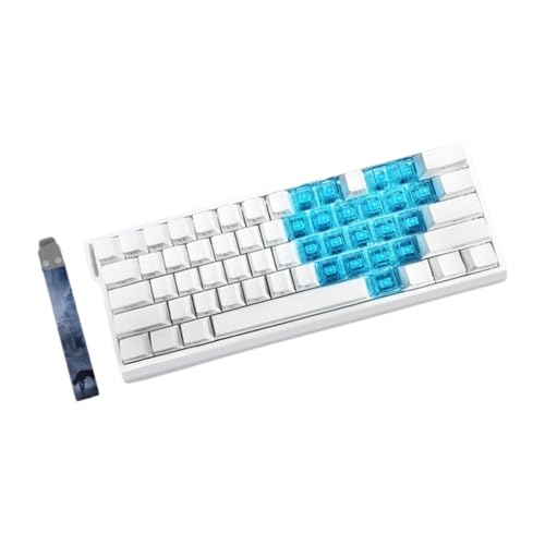 Stebcece 人間工学に基づいた軸キーボード 61 キー アルミニウム構造 高速 RGB 照明デザイン 高速応答ゲーミング キーボード