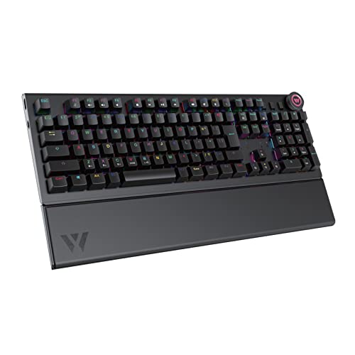 I-CHAIN 【WizarD】 RGBライト搭載108キー ゲーミングキーボード ワイヤレス KE22C1 【日本人スタッフによる安心サポート】
