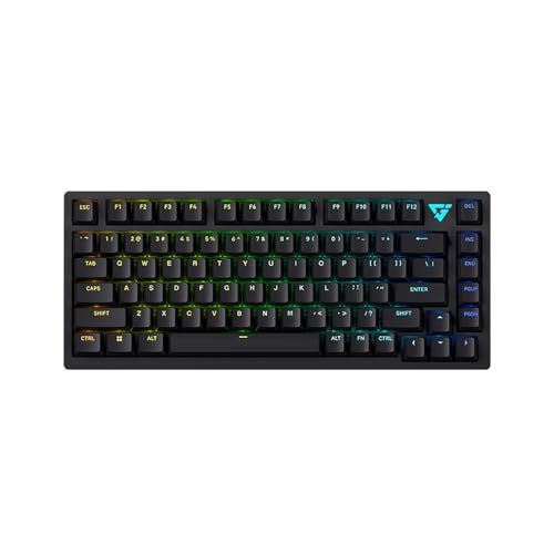 エーティーケー ゲーミングキーボード ATK 75 Black L マグネティックスイッチ ラピットトリガー対応 テンキーレス ガスケットマウント 英語配列75%レイアウト 国内正規品