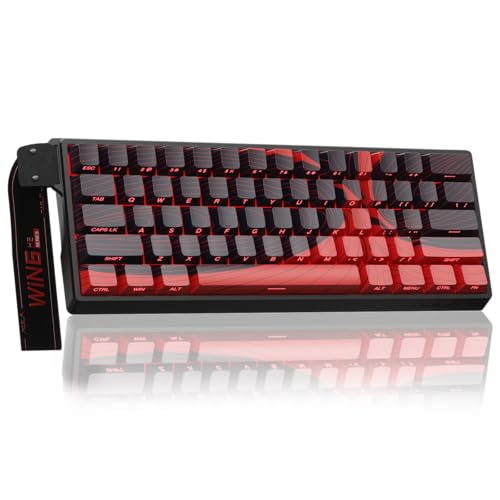 CORBOBO AULA WIN60 HE MAX - 60%メカニカルゲーミングキーボード 有線 ホール効果磁気スイッチ ホットスワップ可能 調整可能な作動ラピッドトリガーモード 8000Hz ポーリングレート 60%キーボード コンパクトデザイン