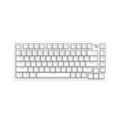 エーティーケー ゲーミングキーボード ATK 75 White L マグネティックスイッチ ラピットトリガー対応 テンキーレス ガスケットマウント 英語配列75%レイアウト 国内正規品 ATK75-WL