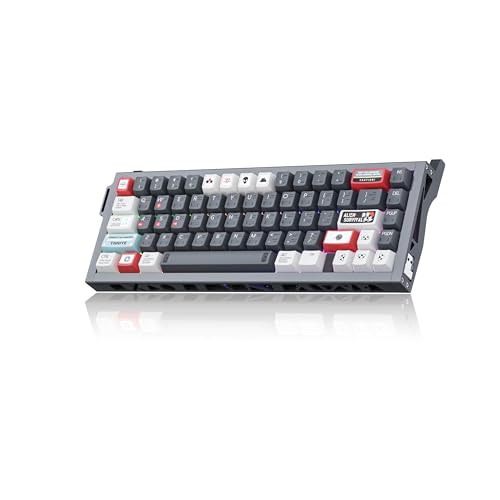 kutethy KY67 65% ワイヤレス メカニカル ゲーミングキーボード アルミ合金外骨格デザイン ガスケットコンパクトカスタムキーボード ホットスワップソケット Gateronリニアスイッチ RGBバックライト&フレーム付き