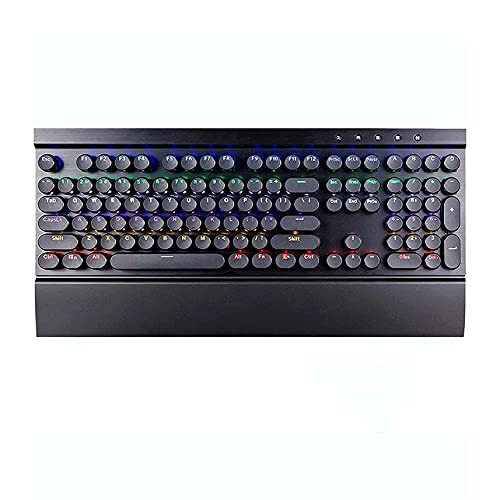XIXIDIAN ゲーミングメカニカルキーボード 108キーABSキーキャップ 人間工学に基づいたデザイン PC ノートパソコン コンピューター デスクトップ用 XIXIDIAN11