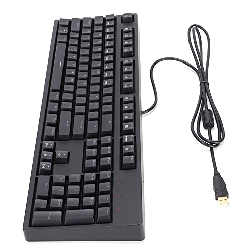 LICAEVEY メカニカルゲーミングキーボード 有線ゲーミングメカニカルキーボード フル104キー 人間工学キーボード RGB デスクトップコンピューターキーボード 2000//7/8/10用 LICAEVEY2zt10sem8w