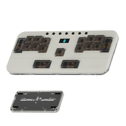 NLOFIN ゲーミングキーボード 音楽リズムゲーム用 カスタマイズ メカニカルキーボード (Gray) NLHX-ET17