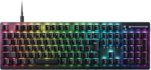 キーボード (レイザー) DeathStalker V2 JP Linear Optical Switch ゲーミングキーボード 薄型オプティカルスイッチ リニア 有線 取り外し可能な Type-C ケーブル アルミニウム製トッププレートの超薄型ケース マルチファンクションローラー Chroma RGB 日本語配列 デスストーカー ブイツー ジェイピー [並行輸入品] P297280220_electronics_74