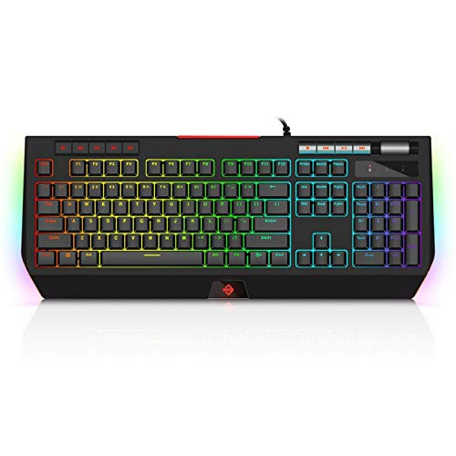 ZhaoGangLi ゲーミングキーボードUSB有線ゲーミングキーボード（電話ホルダー付き）マルチメディアローラープログラマブル114キースイッチキーボード（ラップトップPCデスクトップコンピューター用）長時間稼働 テレワーク リモート 在宅勤務 (Size:One Size; Color:Black) UU8040JPRD1