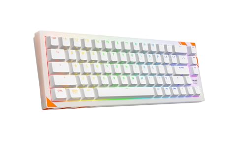 DHKING CHERRY (チェリー) XTRFY K5 Pro TMR Compact 磁気有線ゲーミングキーボード カスタマイズ可能 MKクリスタルスイッチ ホットスワップ ラピッドトリガー SnapKey 消音 8000Hz ホワイト G8E-24200LACAUS-0
