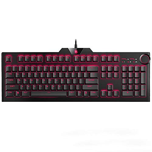 GaoAN ゲーミングキーボード オフィスや家庭用の適切な有線ゲーミングメカニカルキーボード104キー15 RGBバックライトチェリーMXスイッチ1000Hzを メカニカルゲーミングキーボード (色 : Black, Size : Brown Switch)