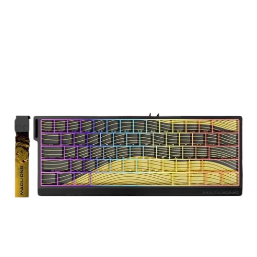 ERNVKL 磁気スイッチ有線ゲーミングキーボード 60/68HE ホットスワップラピッドトリガーカスタムキーボード PC ゲーマーアクセサリーと互換性(MAD 60 HE LIMITED) ERNVKL(アサ)123