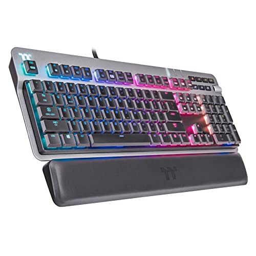Thermaltake ARGENT K6 RGB Low Profile Mechanical Gaming Keyboard Cherry MX Red GKB-KB6-LRSRUS-01