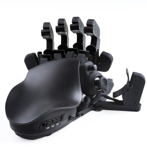 AZERON サイボーグ Ⅱ ゲーミングキーパッド：PCゲーム向けのマッピング可能な片手用ゲーミングキーボード ; ホール効果サムスティックとマッピング可能な30個のキー ; 3Dプリンター製のキーパッド ; 右利き用 (Black, Cyborg II)