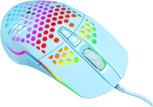 Eoitushy 1個 中空ゲーミングマウス fmazon anazon gamingmouse computermouse 光るゲーミングマウス コンピュータアクセサリ プラスチック BTJP06250708
