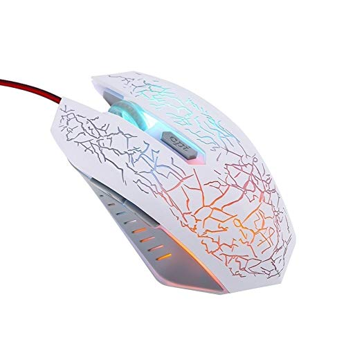 Seino ゲーミングマウス有線RGB人間工学に基づいたゲームマウスUSBコンピュータマウスのPCのラップトップゲーミングマウス SA-41616