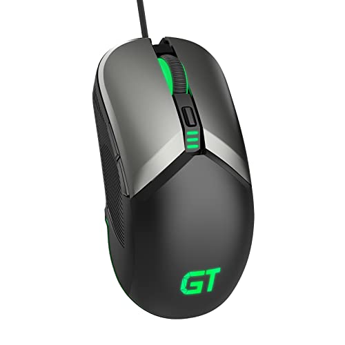 RaceGT 有線ゲーミングマウス USB光学コンピューターマウス 高精度調整可能 最大8000 DPI 人間工学コンピューター USBマウス RGBバックライト付き Windows/PC/Mac/ノートパソコン用 B0B2CSX2C3_CA NARF