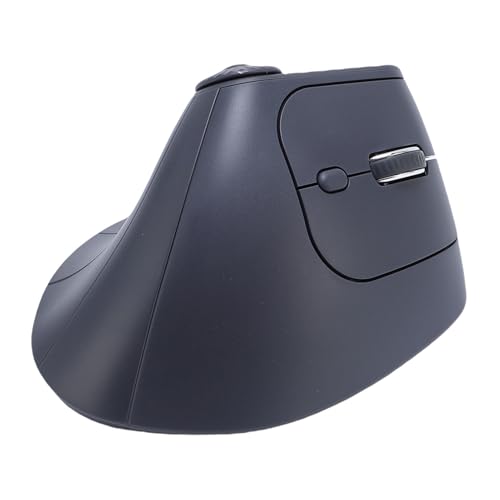 Vbestlife 垂直ワイヤレスマウス、調整可能なDPI 1000 1200 1600 2400、LEDディスプレイとサイレントクリック付き、充電式Bluetooth 5.1および2.4Gデュアルモード、ラップトップデスクトコンピュータ用 Vbest5uspxjv2gw