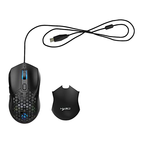 Baydog 有線ゲーミング マウス コンピューター マウス プログラム可能 12800 DPI バックライト付き 軽量 人間工学に基づいたゲーミング マウス ノートブック デスクトップ ゲーマー向け JP142240904