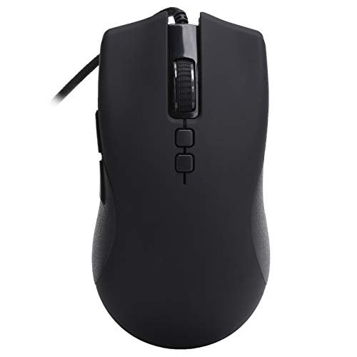 VLIZO ゲーミングマウス RGBブリージングライト付き - 有線人間工学デザイン コンピューターマウス - 800、1600、3200、6400 DPI対応 - デスクトップノートブックコンピュータ用