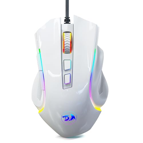 Redragon 【並行輸入品】 Redragon (レッドラゴン) M602 RGB 有線ゲーミングマウス RGBスペクトラムバックライト人間工学マウス グリフィン