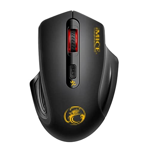 ZhaoGangLi ゲーミングマウス 1600dpi.調整可能2.4GHzワイヤレスマウスオプティカルマウス 大きなインターネットカフェ キャンパスの寮などに適 (色 : Black, Size : One size)