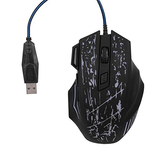 Seino 7つのボタンエルゴノミックグリップRGB光で5500DPIゲーミングマウスと有線ゲーミングマウスプロフェッショナルマウス SA-41616