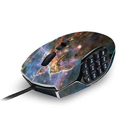MIGHTY SKINS MightySkins Skin Logitech G600 MMO ゲーミングマウス対応 - 鷲星雲 | 保護性、耐久性、ユニークなビニールデカールラップカバー | 貼り付け、剥がし、スタイルの変更が簡単 | 米国製 LOGG600-Eagle Nebula
