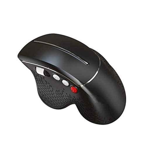 ZhaoGangLi ゲーミングマウス 2.4GHzの縦型ワイヤレスマウスミュート6オフィス用のキーやカジュアルゲーム 大きなインターネットカフェ キャンパスの寮などに適 (色 : Black, Size : One size)