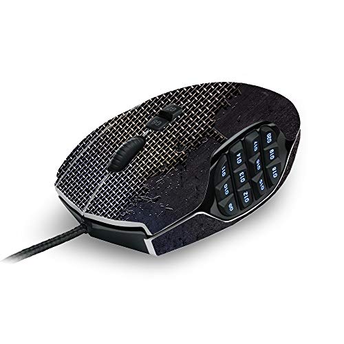 MIGHTY SKINS MightySkins Skin Logitech G600 MMO ゲーミングマウス対応 - 破れた | 保護性、耐久性、ユニークなビニールデカールラップカバー | 貼り付け、取り外しおよびスタイルの変更が簡単 | 米国製 LOGG600-Ripped