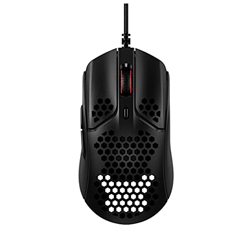 ハイパーエックス HyperX ゲーミングマウスPulsefire Hasteゲーマー向け 超軽量六角シェルデザイン 59グラム HMSH1-A-BK/G ( 4P5P9AA )