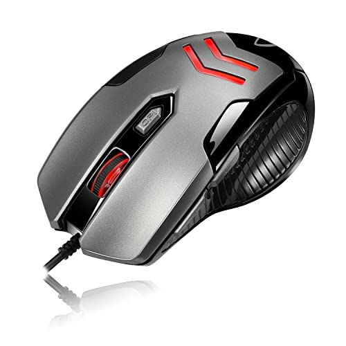 ADESSO マルチカラー ゲーミングマウス 6ボタン | iMouse X1