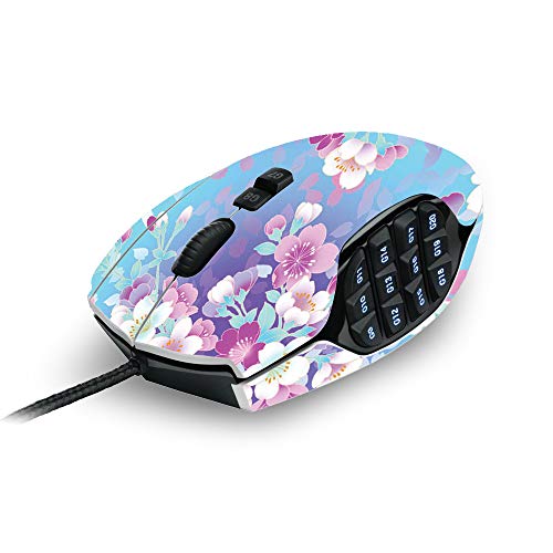 MIGHTY SKINS MightySkins Skin Logitech G600 MMO ゲーミングマウス対応 - in Bloom|保護性、耐久性、ユニークなビニールデカールラップカバー | 貼り付け、取り外し/スタイルの変更が簡単 | 米国製 LOGG600-In Bloom