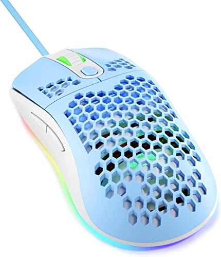 ARTIVITEE 5 Pcs スマートマウス - エルゴノミック オプティカル コンピューター - ゲーミングマウス 16000 DPI 50G アクセラレーション 1000Hz 高ポーリングレート 400IPS コンピュータ用高速モーション検出 JP3350609