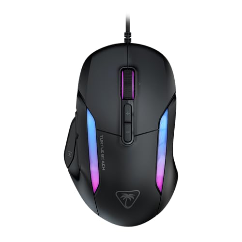 MAGIC-REFINER 【Amazon.co.jp限定】TURTLE BEACH ゲーミングマウス Kone II ブラック 多ボタン 有線 USB 26K DPI センサー 650IPS MMO/RTS向け マクロ機能 かぶせ持ち エルゴノミック【メーカー保証2年+代理店保証6ヶ月】 TBM-1003-05
