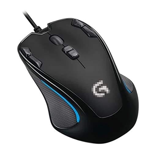 ZhaoGangLi ゲーミングマウス 有線ゲームマウスのラップトップ パソコンマウス2500dpi.光9充電式プログラマブルボタン 大きなインターネットカフェ キャンパスの寮などに適 (色 : Black, Size : One size)