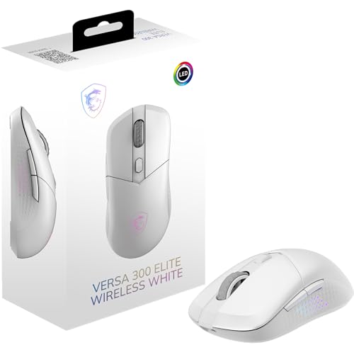 MSI VERSA 300 ELITE WIRELESS WHITE USB有線/USB無線/Bluetooth対応 ゲーミングマウス