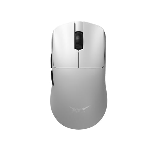 エーティーケー ATK ワイヤレス ゲーミングマウス Blazing Sky F1 ULTRA White 8Kドングル同梱パッケージ 軽量 50グラム 低遅延 最長150時間動作 国内正規品