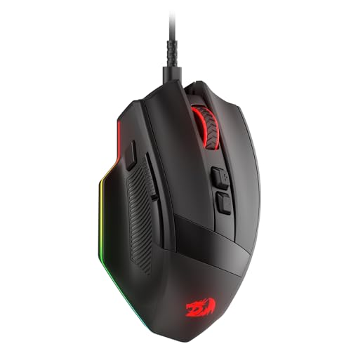 Redragon ゲーミングマウス RGB 有線 M923 ブラック
