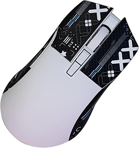 LUNAMY N3 ゲーミングマウス PC ゲーミングマウス 光学センサー 26000dpl 軽量 3モード接続 光学式マウス USBマウス デスクトップ ノートパソコン ノートPC用, 柄入り白 VSVB587