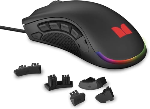 Monster Alpha 9.0 RGB コード付きゲーミングマウス ブラック 2MNGM0169B0L2