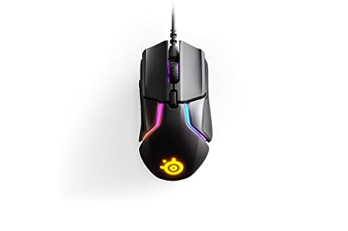 steelseries 【並行輸入品】Steel Series Rival 600ゲーミングマウス- 12,000 CPI True Move3 Plusデュアル光学センサー-0.5リフトオフ距離-ウェイトシステム-RGB照明