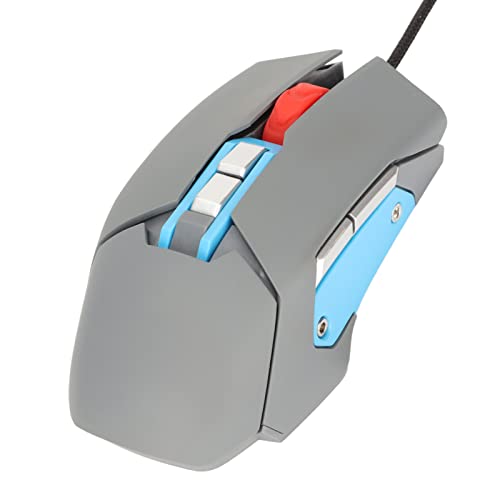 Hoopoocolor Macro Programming Mouse, Macro Programmed 9 Button 800, 1000, 1600 DPI Ergonomic Gaming Voice Mouse, Built in USB Sound Card and Speaker, Microphone for Office Games Hoopoocolor68zsk1hvn9