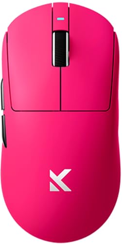 Hyekit MCHOUSE A7 ウルトラワイヤレスeスポーツゲーミングマウス ワイヤレス/有線デュアル8Kポーリング 42,000DPI、PAW3950光学センサー 59g 軽量 5つのプログラム可能なボタン 130時間バッテリー PC&Mac用 - ホワイト A7 Ultra
