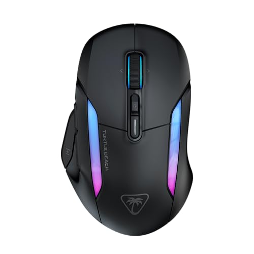 TURTLE BEACH 【Amazon.co.jp限定】TURTLE BEACH ゲーミングマウス Kone II Air ブラック 多ボタン ワイヤレス 2.4G/Bluetooth 26K DPI 650IPS MMO/RTS向け マクロ機能 かぶせ持ち エルゴノミック【メーカー保証2年+代理店保証6ヶ月】 TBM-1104-05